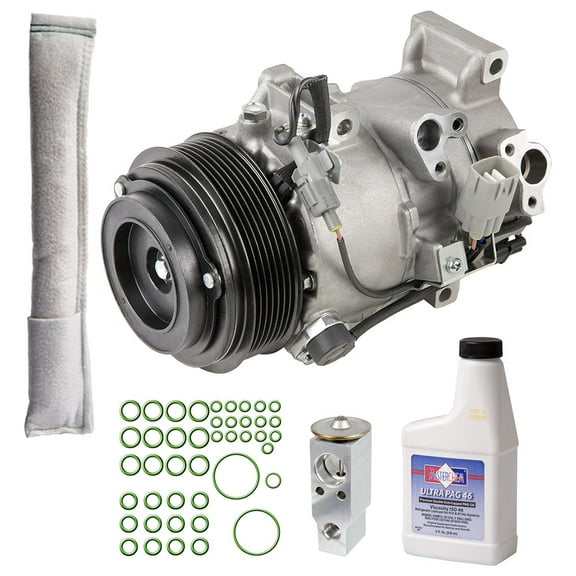AC Compressor & A/C Kit For Lexus RX350 2007 2008 2009 - Includes Drier, Expansion Valve, PAG Oil, O-Rings - BuyAutoParts