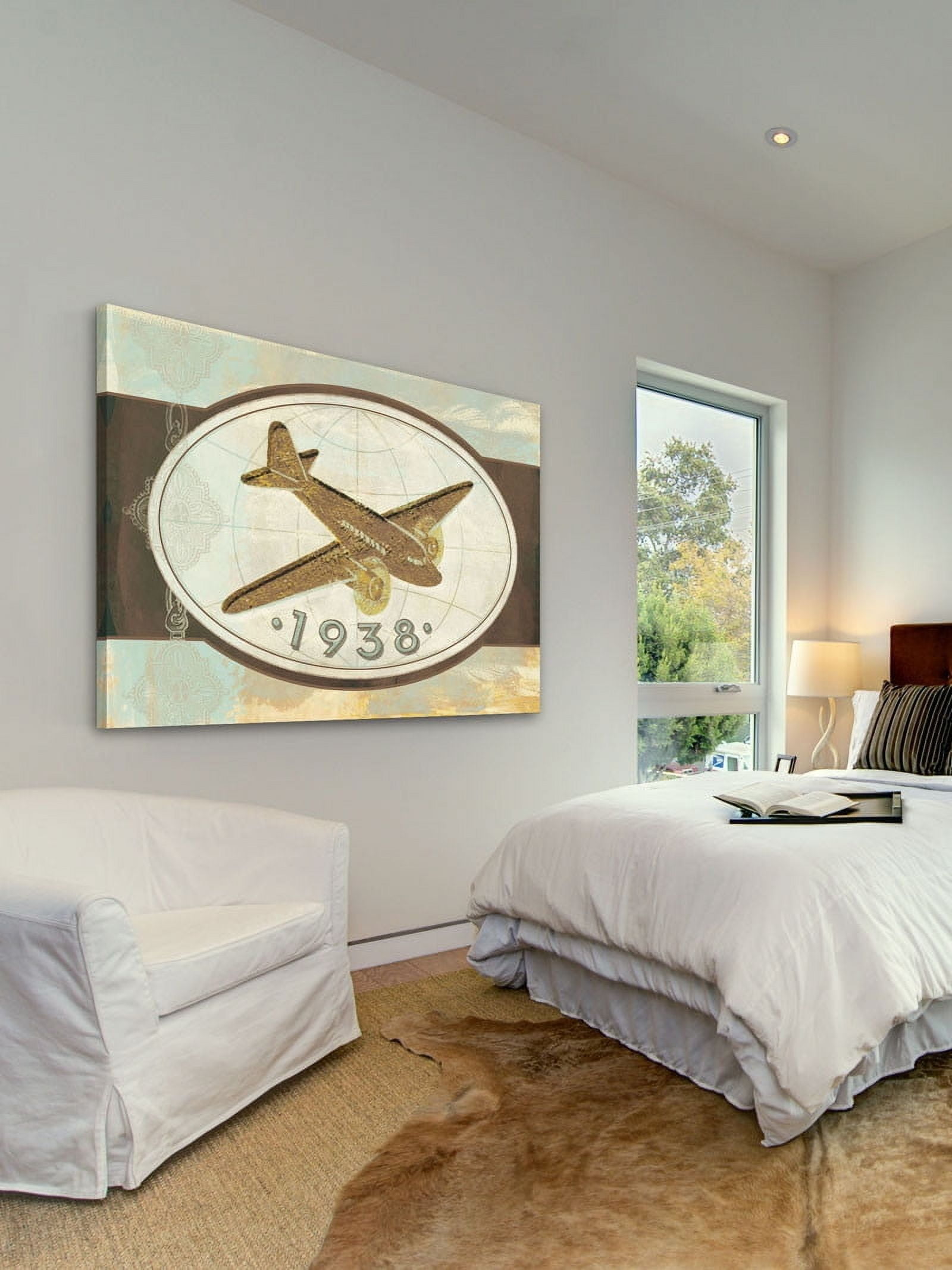 Marmont Hill "Vintage Plane 1938" Painting Print on Canvas