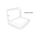 thumbnail image 3 of Covers for Low-Back Chair Cushions 6 inches thick in Aruba, 3 of 3
