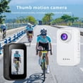 thumbnail image 2 of Cámara de Pulgar 2K con Pantalla HD de 1,47 Pulgadas, Mini Soporte para Moto, Videocámara para Deportes Al Aire Libre, Viajes en Bicicleta, Color Negro., 2 of 8