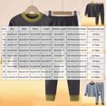 thumbnail image 3 of WXFAZCVU Pajamas for Girls Warm Fleece Lined Underwear Set Long Sleeve Shirt and Pants Outfits Fall Clothes Size 2-3 Years, 3 of 4