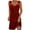 Wine, variant on ShomPort Summer Sleeveless Elegant Dresses for Women Fashion V Neck A-Line Knee Length Dresses