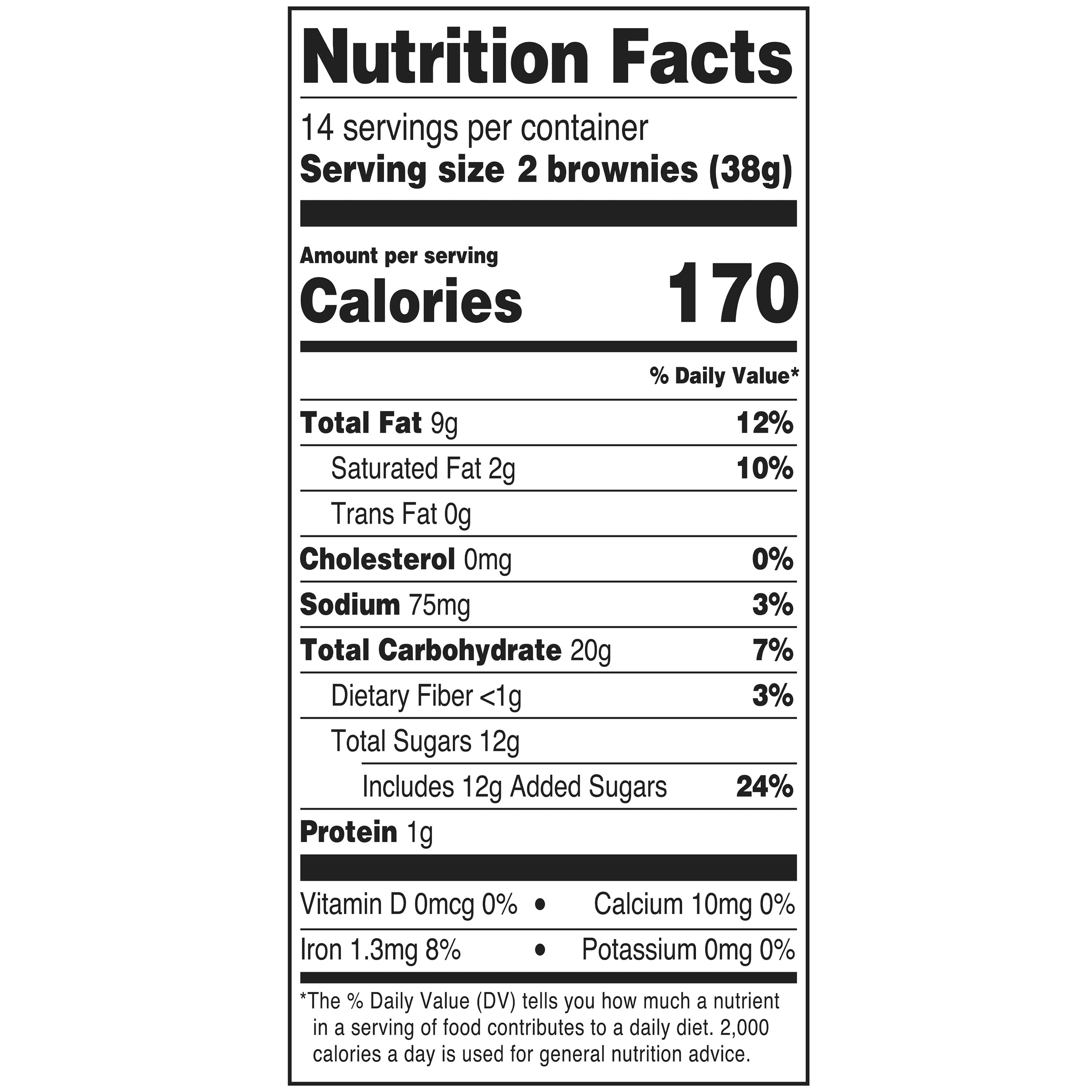 Freshness Guaranteed Valentine's Day Brownie Bites 18.7 oz, 14 Count (Fudgy, Baked, Sweet Dessert)