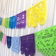 thumbnail image 3 of Wosthever Banderines Artículos de Fiesta Decoraciones Fiesta Mexicana MS03-Day of the dead Kits de decoración para fiestas MS04-Universal Wosthever HA047925-04, 3 of 6