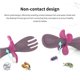 thumbnail image 4 of Juego De Cuchara Y Tenedor Para Bebé, Masticables De Silicona Sin Bpa, Juego De Cuchara Corta Fácil Para Bebé, Utensilios De Entrenamiento De Autoalimentación Para Niños Yuarrent BA000664-02, 4 of 7