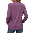 thumbnail image 4 of MOSHU 3 Pack Pullover Sweatshirts for Women Crew Neck Long Sleeve Shirts Casual Loose Fit Sweatshirts Curved Hem Tunic Tops, 4 of 9