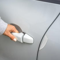 SEWCHICS Universal Car Door Edge Protector Strip Door Edge Guard Rubber 4Pcs Carbon Fiber Style