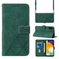 thumbnail image 1 of ELEHOLD for Samsung Galaxy A14 5G Wallet Case, Premium PU Leather Removable Adjustable Crossbody Shoulder Strap Magnetic Stand Card Slots Kickstand Shockproof Flip Cover Case for Women Men,Darkgreen, 1 of 11