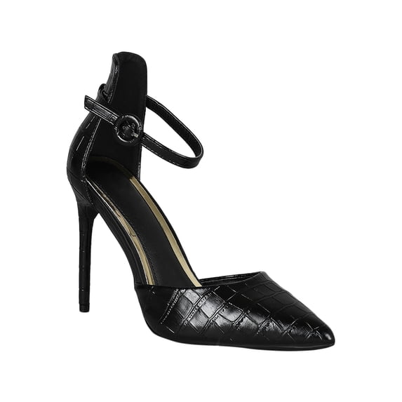 Women Pointy Toe Ankle Strap Stiletto Pump 18493