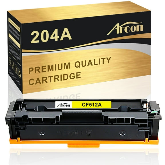 Arcon 1-Pack Compatible Toner for HP 204A CF512A works with HP Color LaserJet Pro M154a M154nw HP Color LaserJet Pro MFP M180n M180nw M181fw Printers (Yellow)