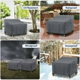 thumbnail image 6 of Indeedbuy Patio Chair Covers for Outdoor Furniture Waterproof, 2 Pack Outdoor Chair Covers, 600D Heavy Duty Patio Furniture Covers for Lounge Deep Seat (38" W x 31" D x 29" H), 6 of 7