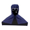 thumbnail image 4 of GUOOL Capuche de Soudage Protectrice en Denim Réutilisable Résistante à l'Usure Protection du Cou Capuchon de Soudeur Couverture Complète pour Découpe Ponçage Pulvérisation Style B, 4 of 9