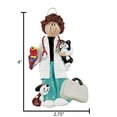 thumbnail image 5 of Personalized Medical Ornament - Registered Veterinary Technician Gifts, Personalized Veterinarian Gifts, Pet Clinic, Vet Pet Doctor, Animal Hospital Decor - Female - Free Customization With Gift Box, 5 of 9