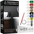 thumbnail image 1 of Tile Repair Kit Stone Repair Kit - Porcelain Repair Kit for Cracked Stone, Crack Chip Ceramic Floor - Tile Gap Filler & Repair Tile Paint - Granite Filler Repair Kit & Laminate Floor Scratch Remover, 1 of 1