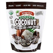 Jennies Organic Coconut Bites with Cacao Nibs, 5.25oz Glten Free, Non-GMO, Peanut Free, Kosher (1)
