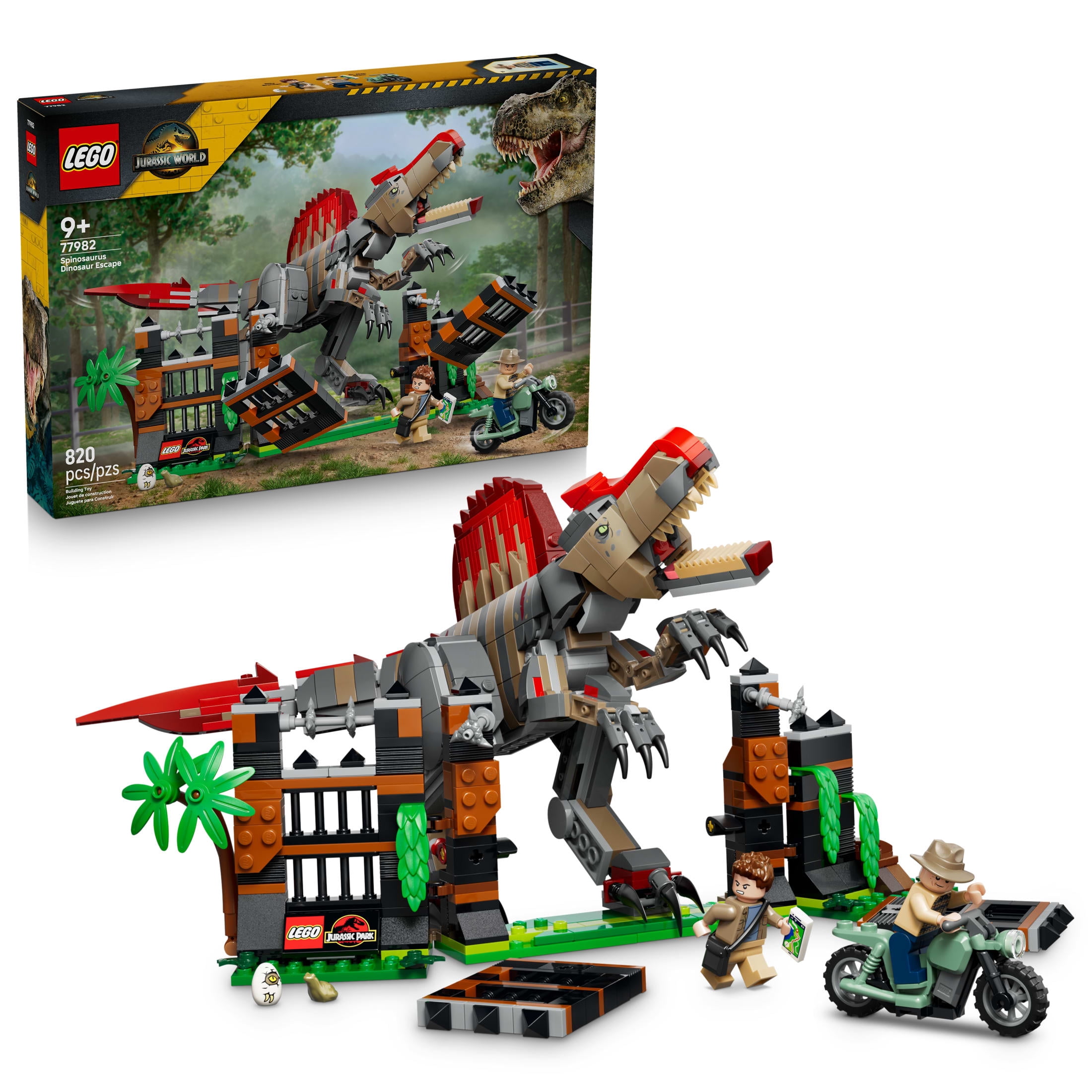 LEGO, Jurassic World T. rex Dinosaur Escape, 76944, 140 Pcs