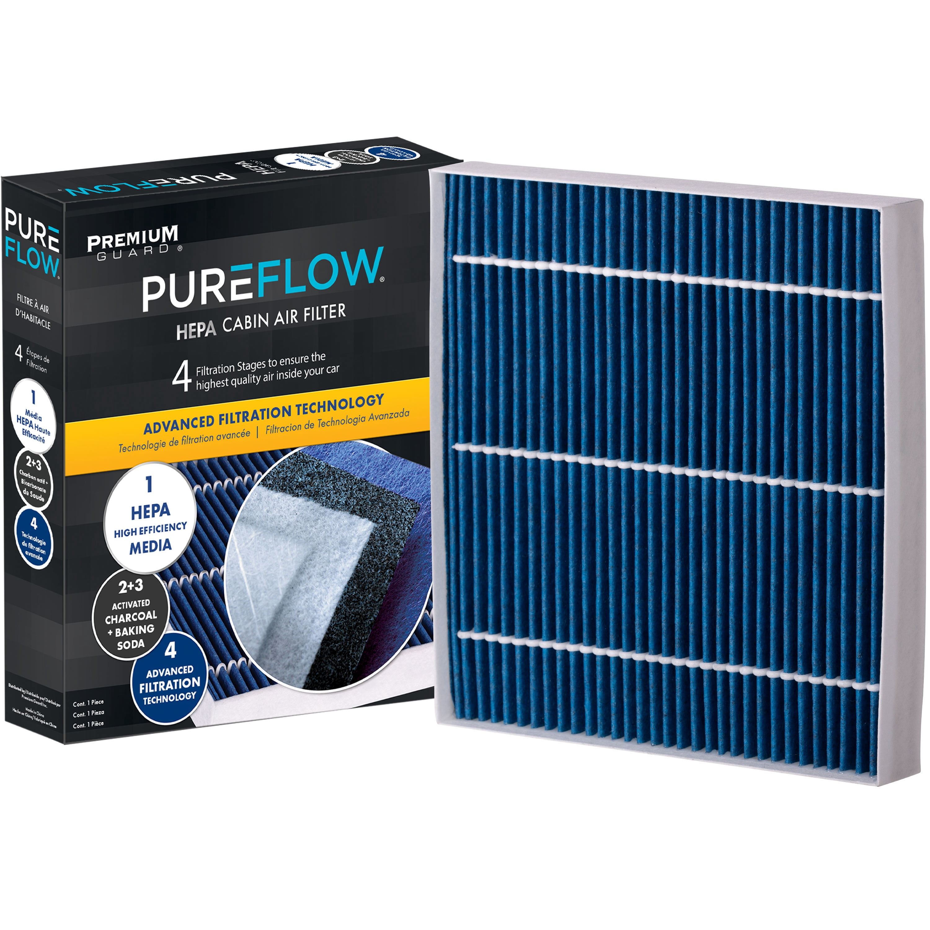 PUREFLOW PC99554HX HEPA Cabin Air Filter | Fits 2020-2026 Hyundai Sonata 2.5L; 2020-2023 Sonata 1.6L; 2021-2026 Sonata 2.0L