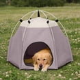 thumbnail image 6 of Hexagon Pet Tent Outdoor Camping Portable Folding Dog Cat House, Waterproof Tear-Resistant Travel Shelter, Mesh Ventilation, Lightweight Bed, 60x60x48cm, 6 of 6