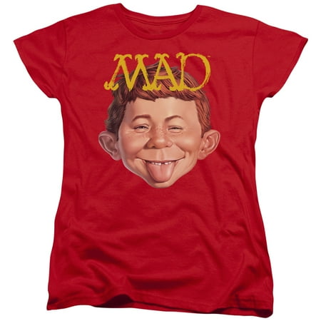 - Womens Mad Magazine Absolutely Mad Ladies T Shirt Size S