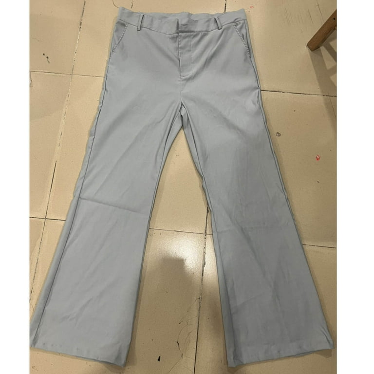 Simua Men's Stretch Fit Flared Dress Pants with Button Closure - Slim Business Casual Pants for Office and Formal Wear - Walmart.com Simua Men's Stretch Fit Flared Dress Pants with Button Closure - Slim Business Casual Pants for Office and Formal Wear - Walmart.com
