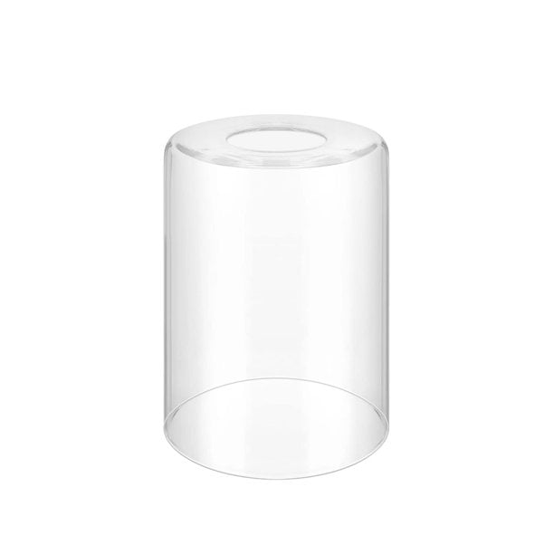 Clear Glass Lamp Shade Replacement High Transmittance Cylinder Glass