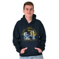 thumbnail image 3 of North Dakota ND Peace Garden Smurfs Hoodie Sweatshirt Women Men Brisco Brands S, 3 of 6
