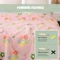 thumbnail image 5 of Qocolhg Quilt Queen Size - Cooling Blankets for Hot Sleepers, Skin-friendly Plain Printed Washed Cotton Summer Quilt, Oversized Bedding Soft Coverlet Quilts Queen Size, Summer Clearance, Pink, 5 of 6