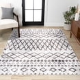 thumbnail image 5 of JONATHAN Y MOROCCAN HYPE 4 x 6 Area Rug, Aksil Moroccan Diamond - Ivory/Brown, MOH502A-4, 5 of 9