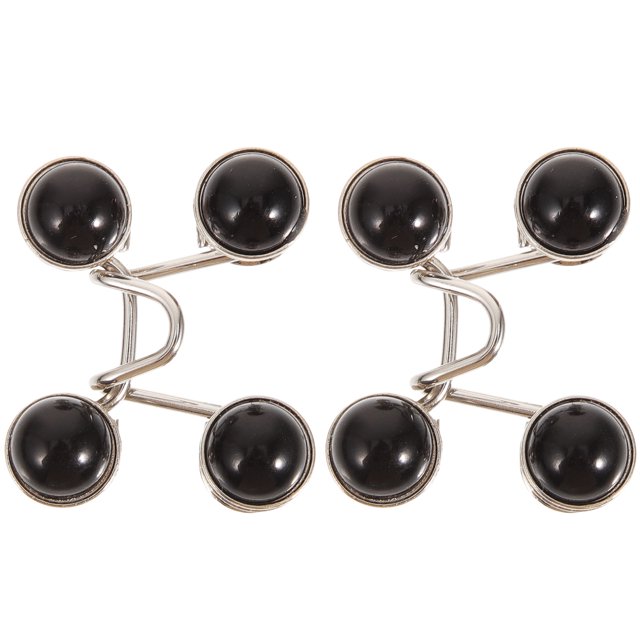 Miangastore Plastic Pants Adjustment Button Teenagers Daily Use 2Pcs 1.3X0.4X0.4In