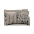 thumbnail image 4 of Southern Home Furnishings Vandy Heather Polyester Accent Chair in Greige, 4 of 7