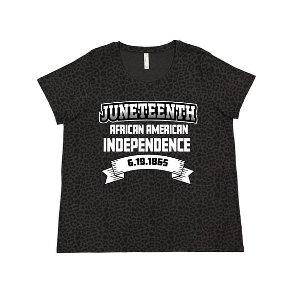 Inktastic African American Independence Juneteenth Women's Plus Size T-Shirt