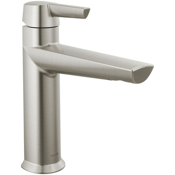 Delta 571-Lpu-Dst Galeon 1.2 GPM Single Hole Bathroom Faucet - Lumicoat Stainless