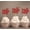 Red, variant on Darling Souvenir, Mr & Mrs Wedding Cupcake Toppers, Party Dessert Decorations - Pack Of 20