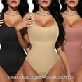 thumbnail image 3 of Gvmfive Women Tummy Control Body Shaper Slimming Waist Trainer Shapewear Bodysuit, 3 of 6