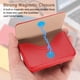 thumbnail image 3 of Portatarjetas de Visita Uxcell, Estuche de Tarjetas de Visita de Cuero PU con Cierre Magnético para Hombres y Mujeres, Rojo, 3 of 6