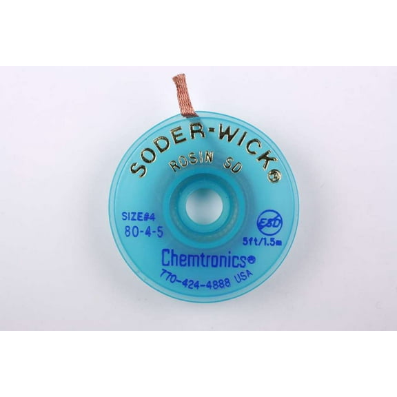 Chemtronics 80-4-5 Soder-Wick Rosin SD Desoldering Braid
