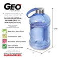 thumbnail image 5 of 1/2 Gallon (64 oz.) BPA FREE Plastic Water Bottle w/ 48mm Steel Cap, 5 of 7