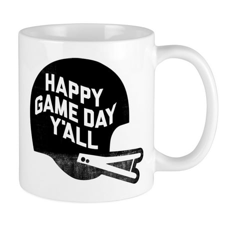 

CafePress - Happy Game Day Y all - Ceramic Coffee Tea Novelty Mug Cup 11 oz