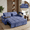 Blue, variant on 68" Sleeper Sofa Bed, Pull Out Couch with USB Ports & Cup Holders, Convertible Loveseat Sleeper Sofa with Adjustable Backrest & Swivel Side Table, Chenille Couch for Apartment Living Room (Grey)