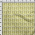 thumbnail image 3 of oneOone Viscose Jersey Yellow Fabric Florals Craft Projects Decor Fabric Printed By The Yard 60 Inch Wide, 3 of 5
