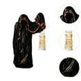 thumbnail image 6 of Dualoai Hell Messenger Lantern Ornament Realistic Ghost Statue for Bedroom Lawn Home Black, 6 of 9