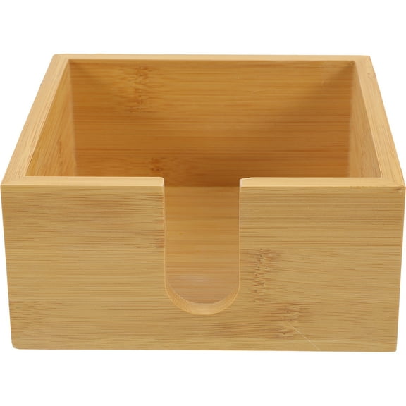 Wooden Cocktail Napkin Holder for Table, Paper Towel and Cloth Dispenser, Kitchen and Dining Accessory