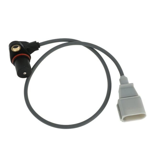 Sensores de posición del cigüeñal Unique Bargains No.021906433E para Audi Q7 Base, Premium 3.6 2007-2010, resistente negro gris, sensor CKP de motor, metal plástico, 1 Pc