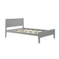 thumbnail image 3 of Max & Lily Full Size Bed Frame with Headboard, Solid Wood Platform Bed for Kids, Grey, 3 of 8