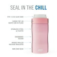 thumbnail image 3 of Host Stay-Chill Double Walled Slim Can Cooler for Beers, Sodas, Peony Pink, 3 of 8