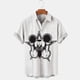 thumbnail image 1 of Disney Anime 3D Mickey Mouse Print Men Shirt Summer Loose Short Sleeve Casual Shirt Hawaiian Shirt Shirt Top Plus Size Hot Sale4XL Gao Jinjia LED, 1 of 2