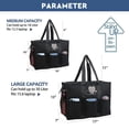 thumbnail image 3 of Bolsa de enfermera ABAMERICA de lona impermeable con múltiples bolsillos, 3 of 5