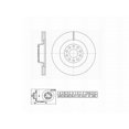 thumbnail image 4 of Winstop Brake Rotor, Front WS243458, Audi A8 Quattro 2001-2000, 4 of 4