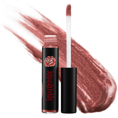 Lip Brilliance by Reina Rebelde | Lip Gloss in Virgencita (Nude Shimmer)