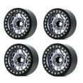 thumbnail image 1 of Zootealy Metal Wheel Rim Set for Climbing Car - 2.2 Inch Diameter, Hexagon Length 12mm, 4pcs Aluminum Alloy Rims in Black/Titanium Color, 1 of 6
